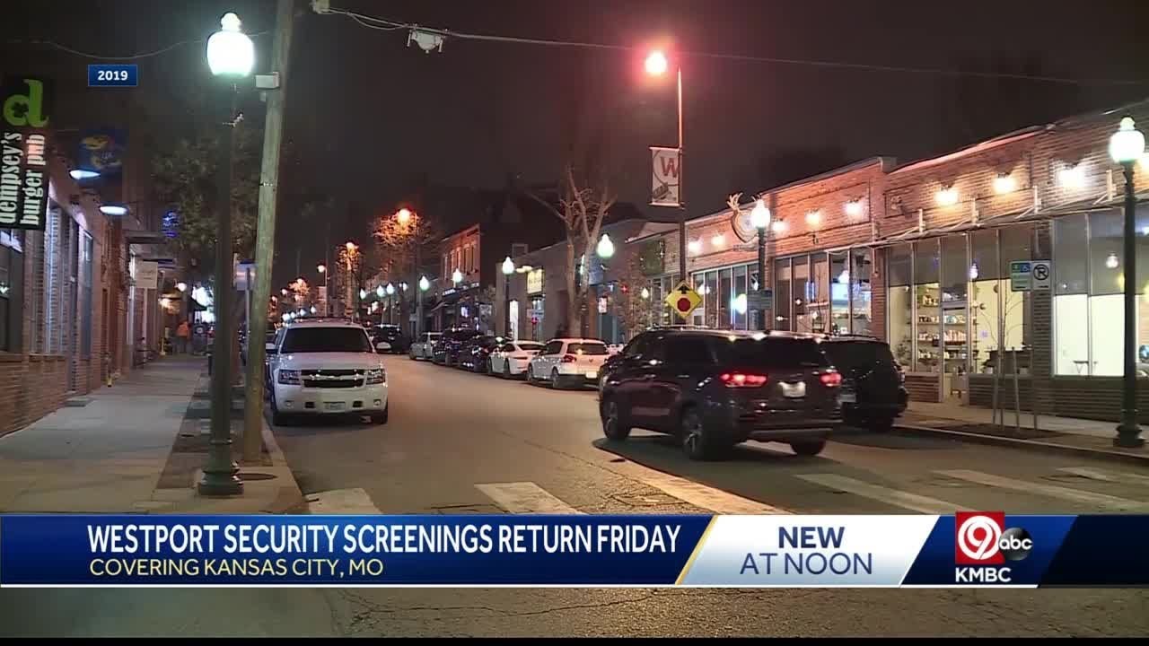 Weekend security screening returns to Westport starting Friday