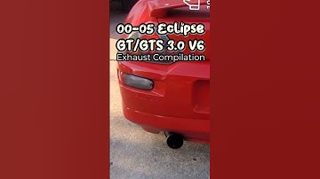 00-05 3.0 V6 Mitsubishi Eclipse GT GTS Exhaust Compilation