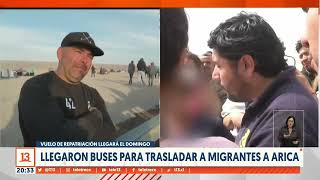 Masiva llegada de migrantes por anuncio de vuelo de repatriación