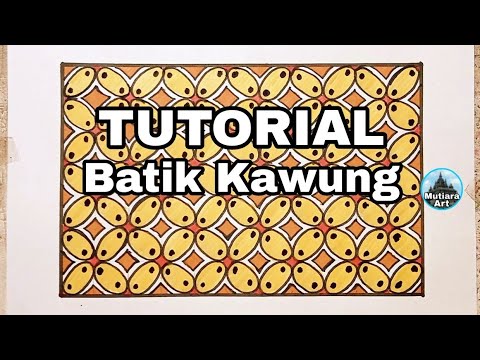  TUTORIAL  Menggambar Batik  Kawung  YouTube