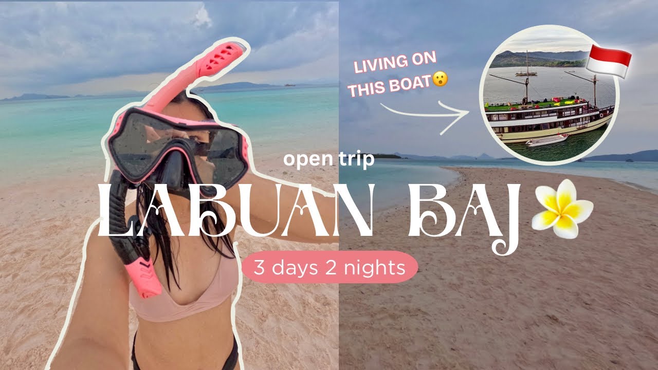 komodo island🏝️ 3D2N cruise in labuan bajo 🇮🇩 activities & what i eat 😋