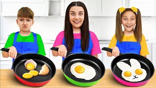 Sasha in kids cooking challenge with Papa by Smile Family 16,055 views 2 months ago 24 minutes