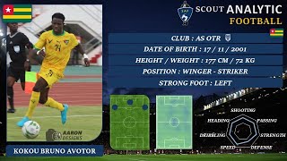 Kokou Bruno Avotor Skills Winger Striker - As Otr Togo