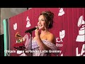 Chiquis dedica el tercer Latín Grammy a su mamá y envía mensaje a su padre