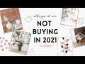 LOW BUY / NO BUY Challenge 2021: Things I am NOT buying in 2021 🚫