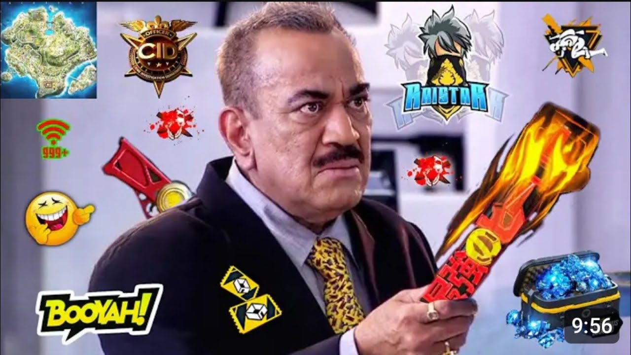 CID Funny Dubbing😂 |Raistar Vs ACP Pradyuman | Free Fire Comedy Video😱