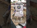 Real damage to armour 👀 #armour #kcd2 #buhurt #medieval #horse #history  #knight #hmb