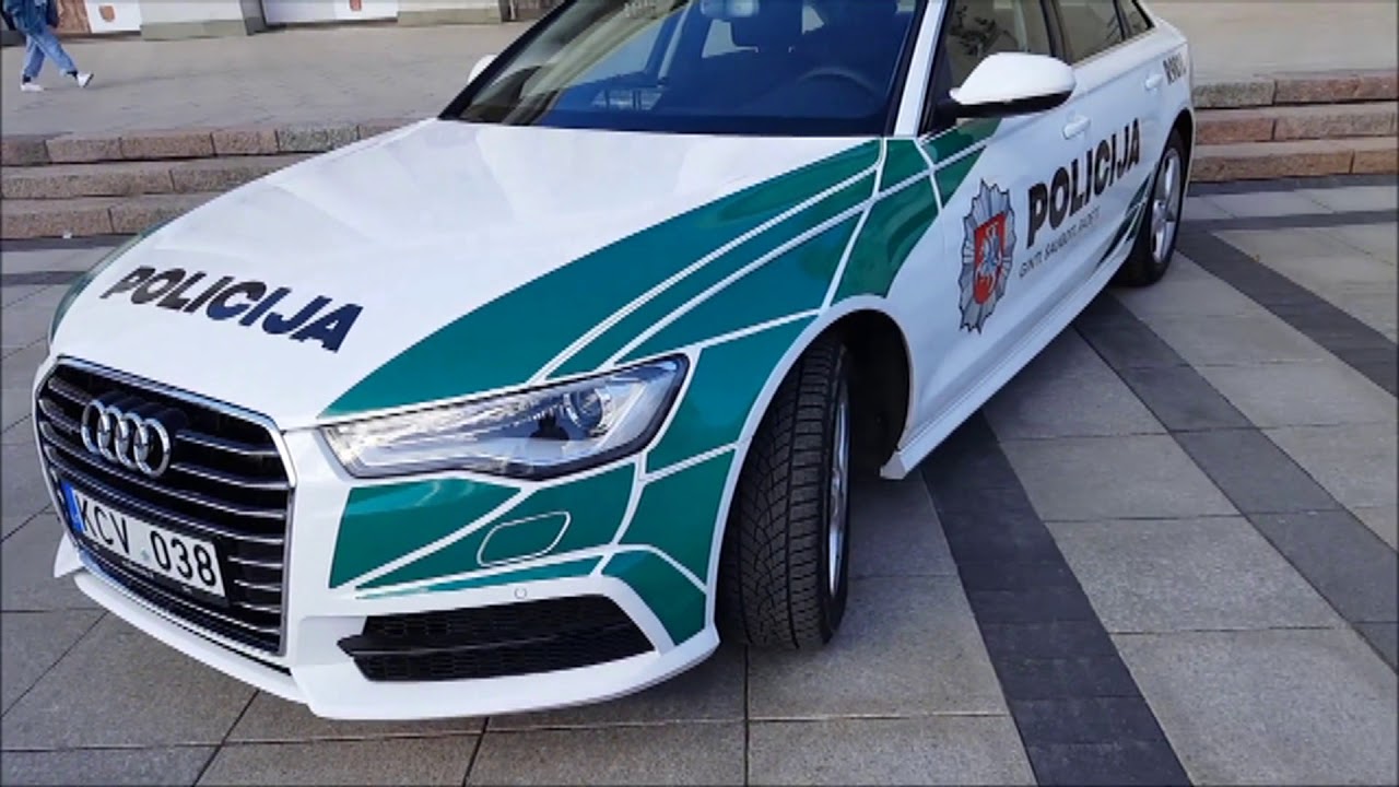 New Lithuanian police cars YouTube