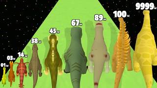 Dino Runner Evolution 3D - Level Up Dino Max Level Gameplay Part 2