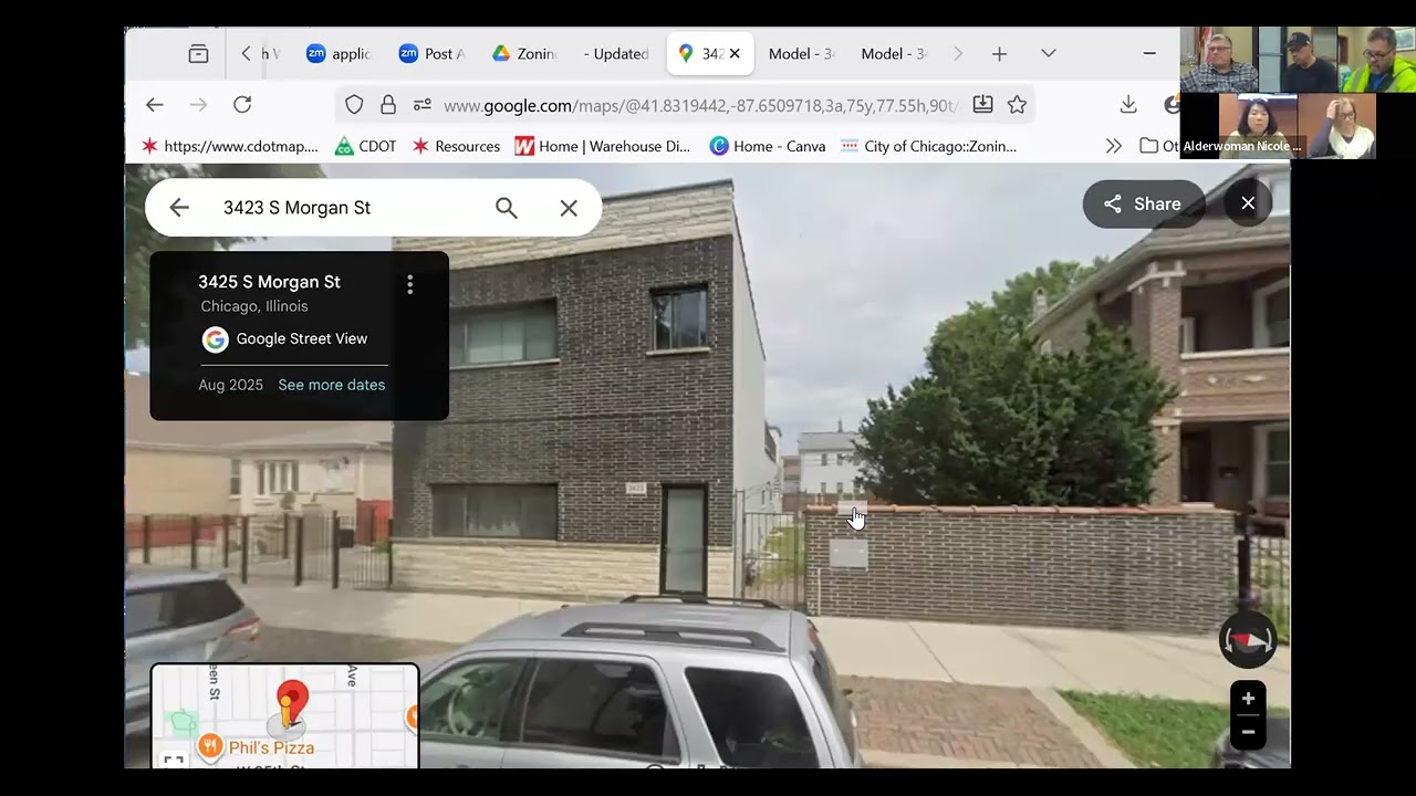 3423 - 3427 S. Morgan St. from Single Family Residential (RS-3) to Multifamily (RT-4).