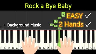 Rock a Bye Baby | piano tutorial easy two hands