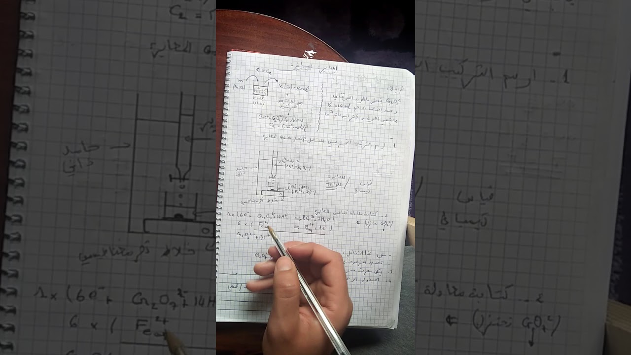 تمرين 1 المعايرة المباشرة اولى باك