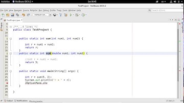 39 Method overloading in java by reordering the parameters | الدوال في لغة جافا
