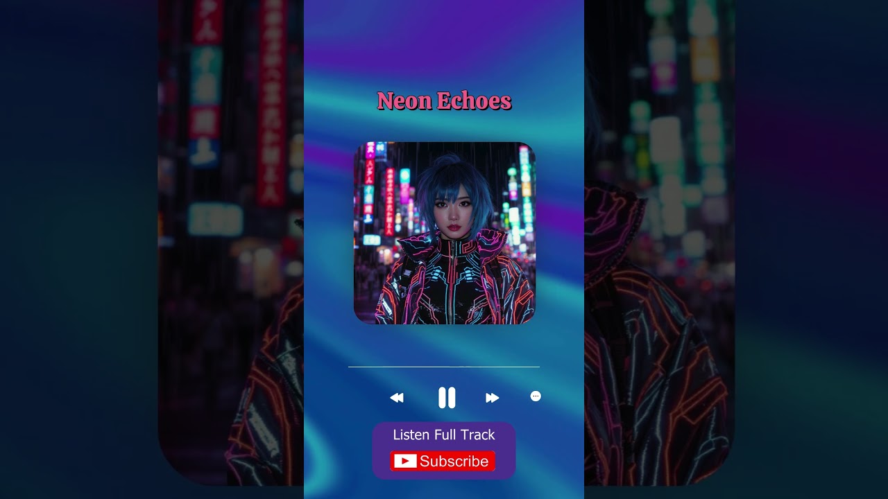 Neon Echoes | RhythmFlowHub's EDM Short 🎧 