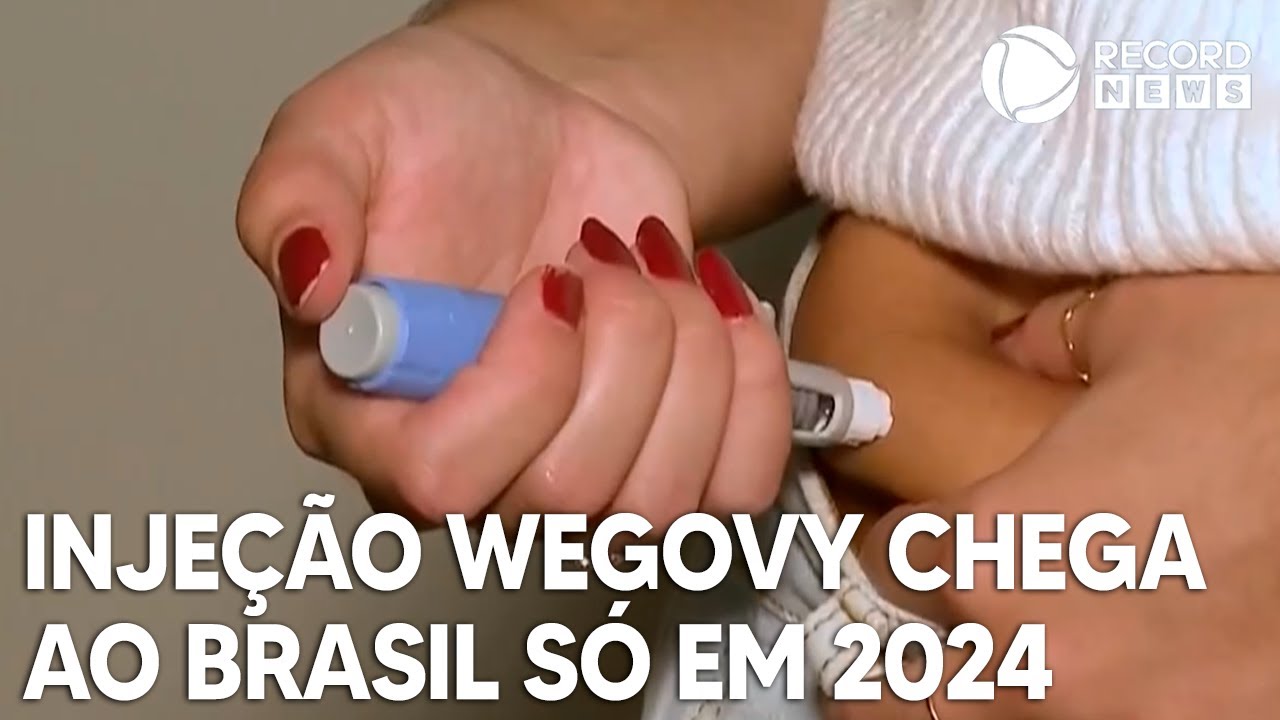 Injeção Wegovy semanal para tratamento de obesidade deve chegar ao Brasil apenas em 2024