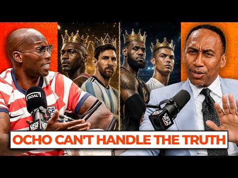 Stephen A. Smith Settles BOTH GOAT Debates: Messi Over Ronaldo, Jordan Over LeBron