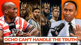 Stephen A. Smith Settles BOTH GOAT Debates: Messi Over Ronaldo, Jordan Over LeBron