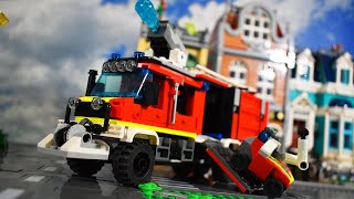 Lego City Unstoppable Fire Command Truck 60374 - Lego StopMotion