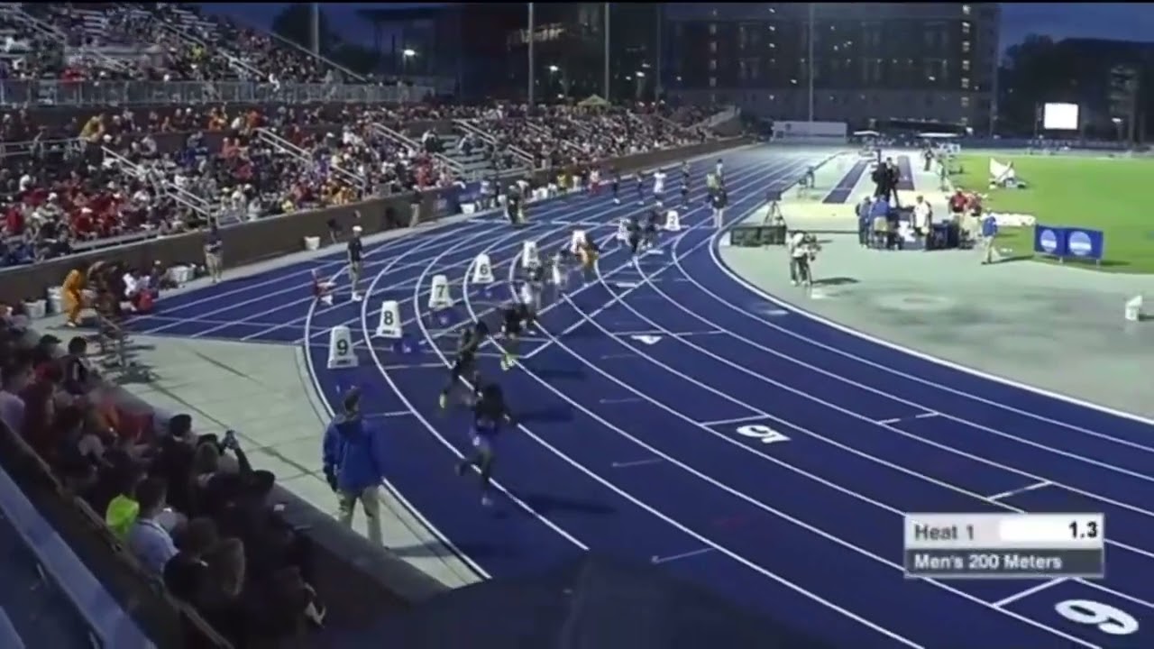 Christian Coleman 200m PR (19.85/-0.5) (2017 NCAA East Prelims)