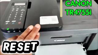 Canon PIXMA 4755i /TR4720 Printer: How to Reset & Restore All Settings