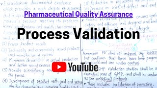 Process Validation