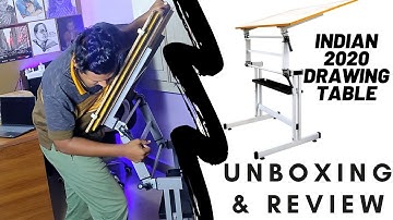 New drafting table INDIAN 2020 adjustable drawing table Unboxing and Honest Review FrankyDude