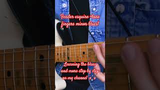 Fender esquire one pickup and no pick blues!