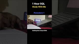 1 Hour SQL Study With Me #studywithme #studyshorts #viral #shorts