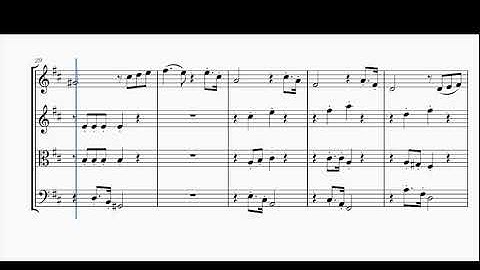 My First String Quartet – D Major, I. Allegro (Original Composition)