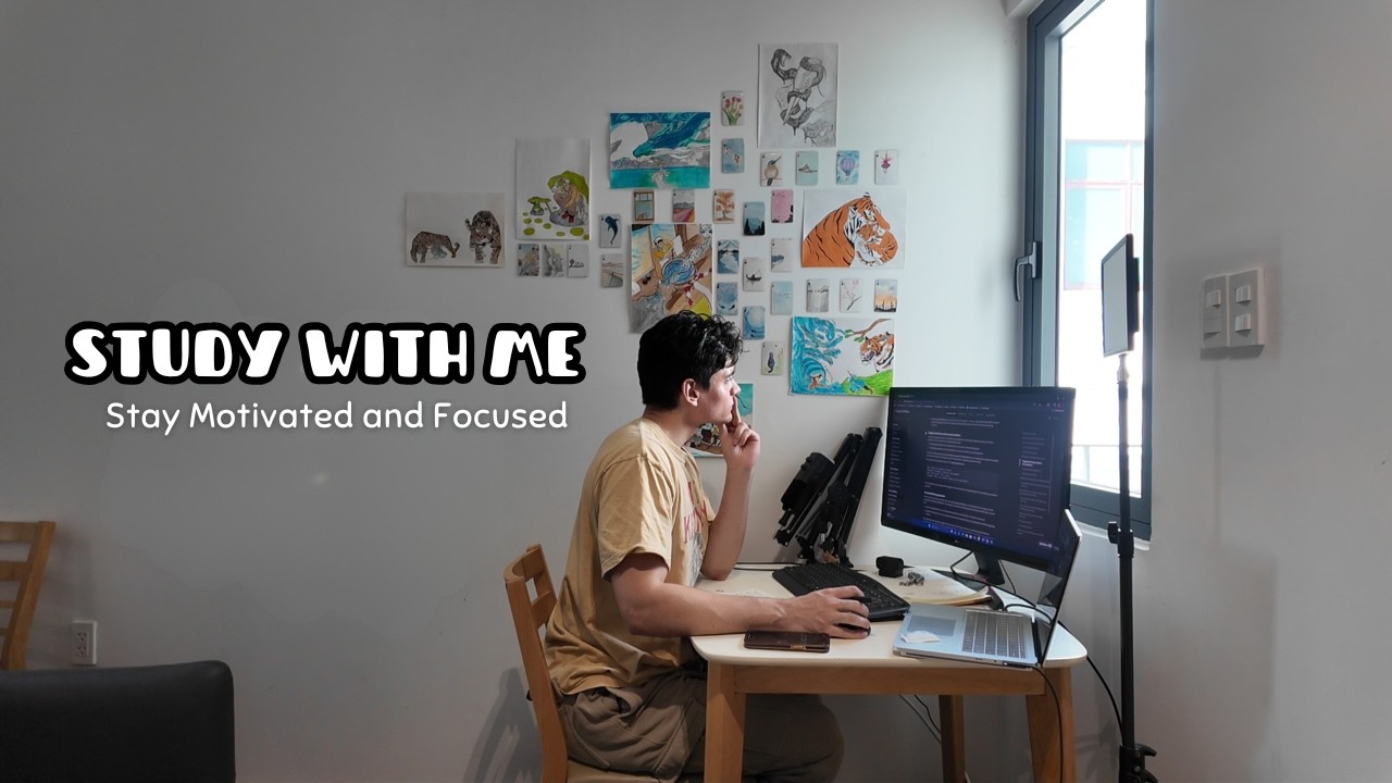 3 HOUR | Study With Me | Deep work | Pomodoro 50-10