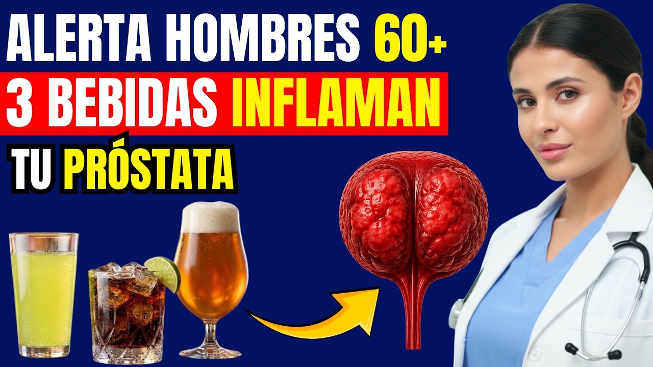 3 bebidas que inflaman la próstata y hacen que orines toda la noche