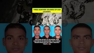 Heartbreaking News: 3 Agniveer Soldiers Martyred in Border Snowstorm 🇮🇳💔#soldier #shorts #salute