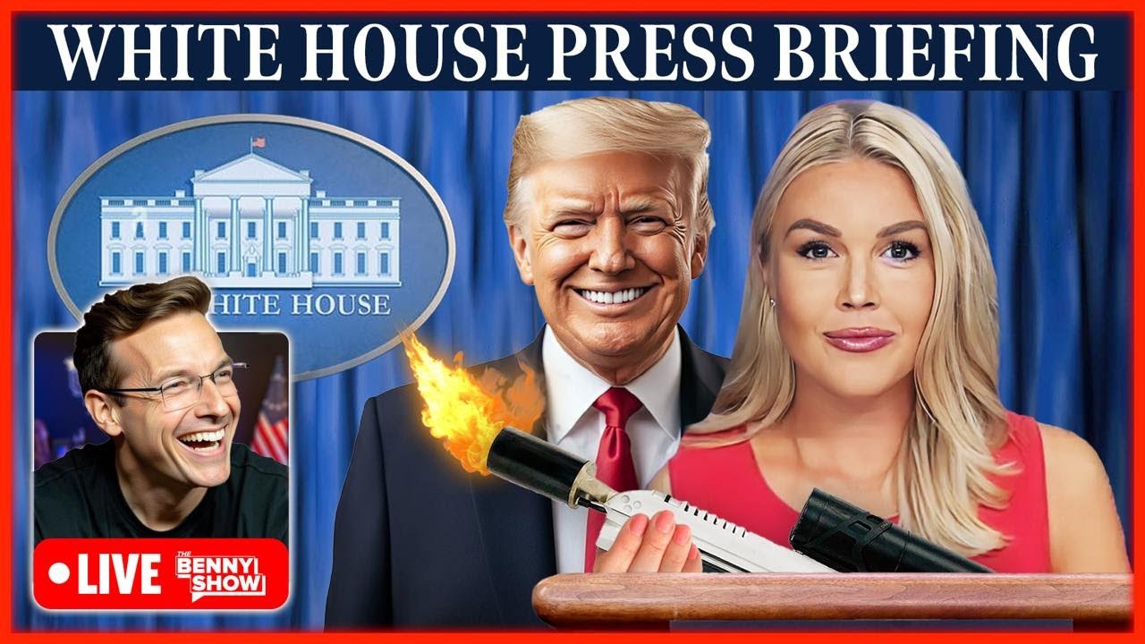 🚨 White House Press Briefing LIVE Right Now! New Press Secretary Takes FLAMETHROWER to Fake News