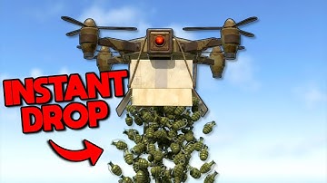 Dropping 1000 Grenades On Unsuspecting Players In Rust