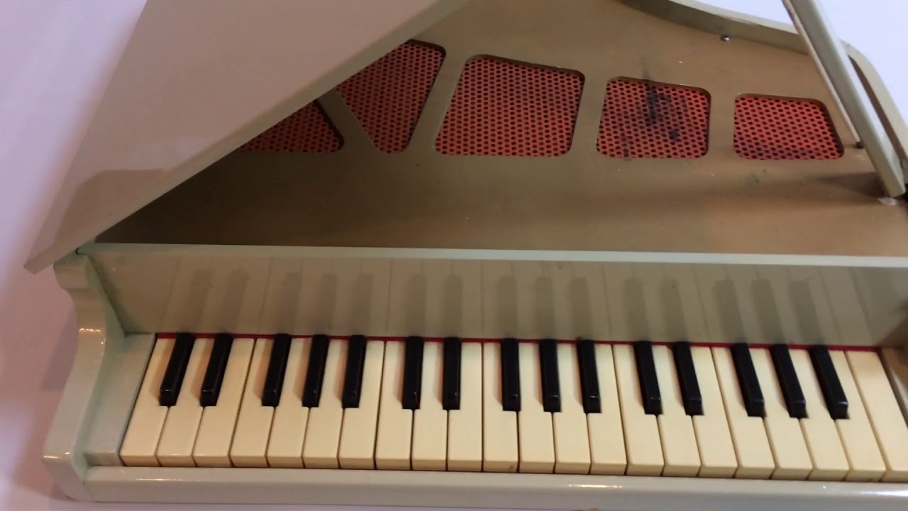 vintage］kawaiトイピアノ37鍵盤 白 | おもちゃ楽器.com