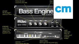 FREE VST/AU bass ROMpler: DopeVST Bass Engine CM