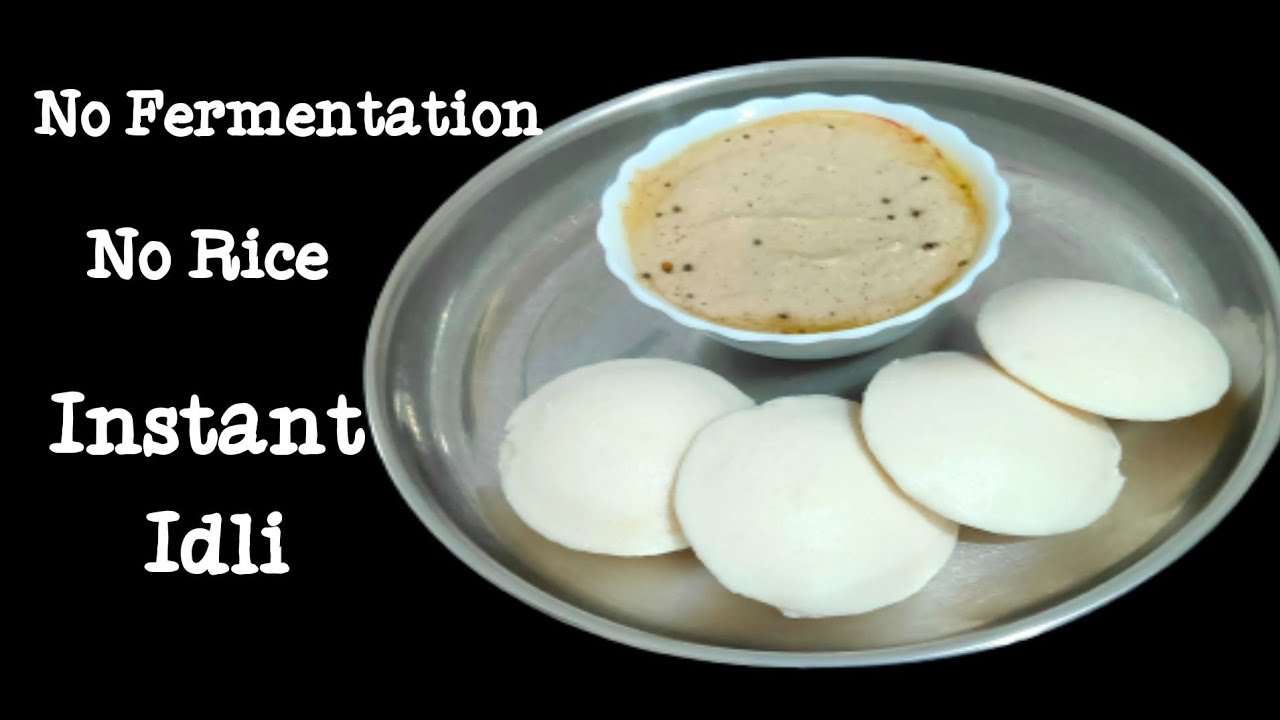 Instant Idli/No Rice/No fermentation/Aval idli with coconut chutney/Aval