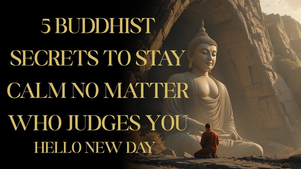 5 Buddhist Secrets to Stay Calm No Matter Who Judg l Buddhist Wisdom In ...