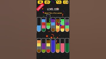 Water sort puzzle level 2291