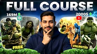 Make Viral Hulk Ai Video Full Course Ai Video Kaise Banaye Ai Se Video Kaise Banaye