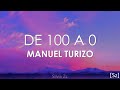 Manuel Turizo De 100 A 0 Letra mp3