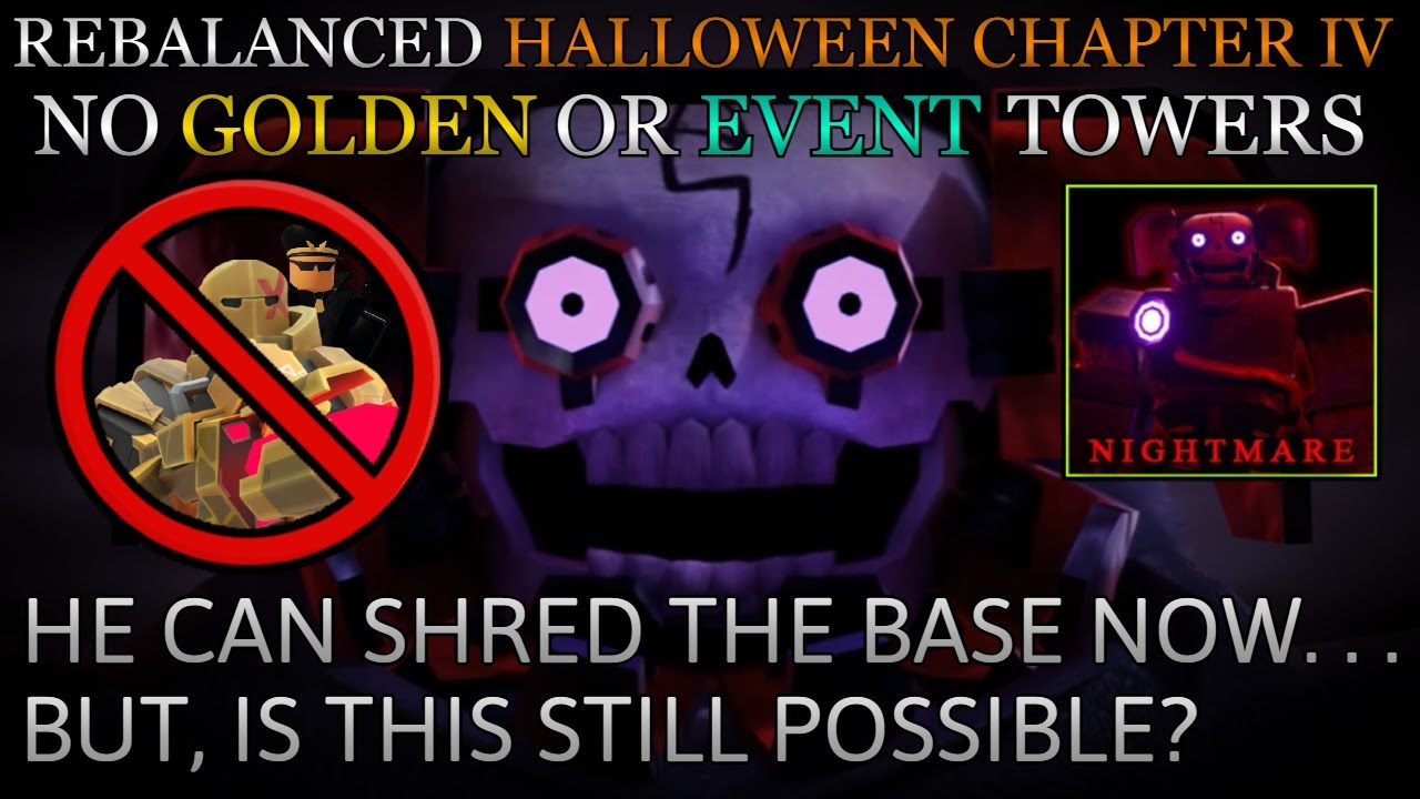 TDX | SOLO Chapter 4 Halloween Rebalance without Golden or Event