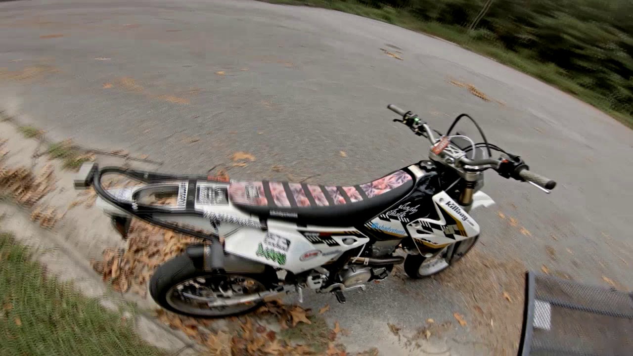 Installing a DRZ400SM Clutch Cable and Exhaust Solo Wheelies