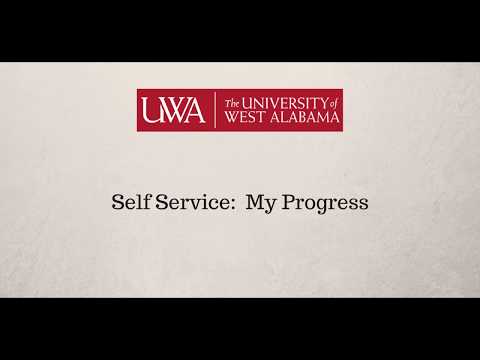 UWA Self Service:  My Progress