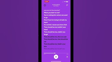 Thumbnail of ~ that should be me ~ • justin bieber • #shorts #fyp #song #lyrics #trending
