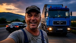 Я ехал через ГРУЗИЮ, и на трассе появились фигуры, которые шли за мной со скоростью машины