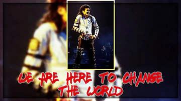 WE ARE HERE TO CHANGE THE WORLD - Bad World Tour (Fanmade) | Michael Jackson