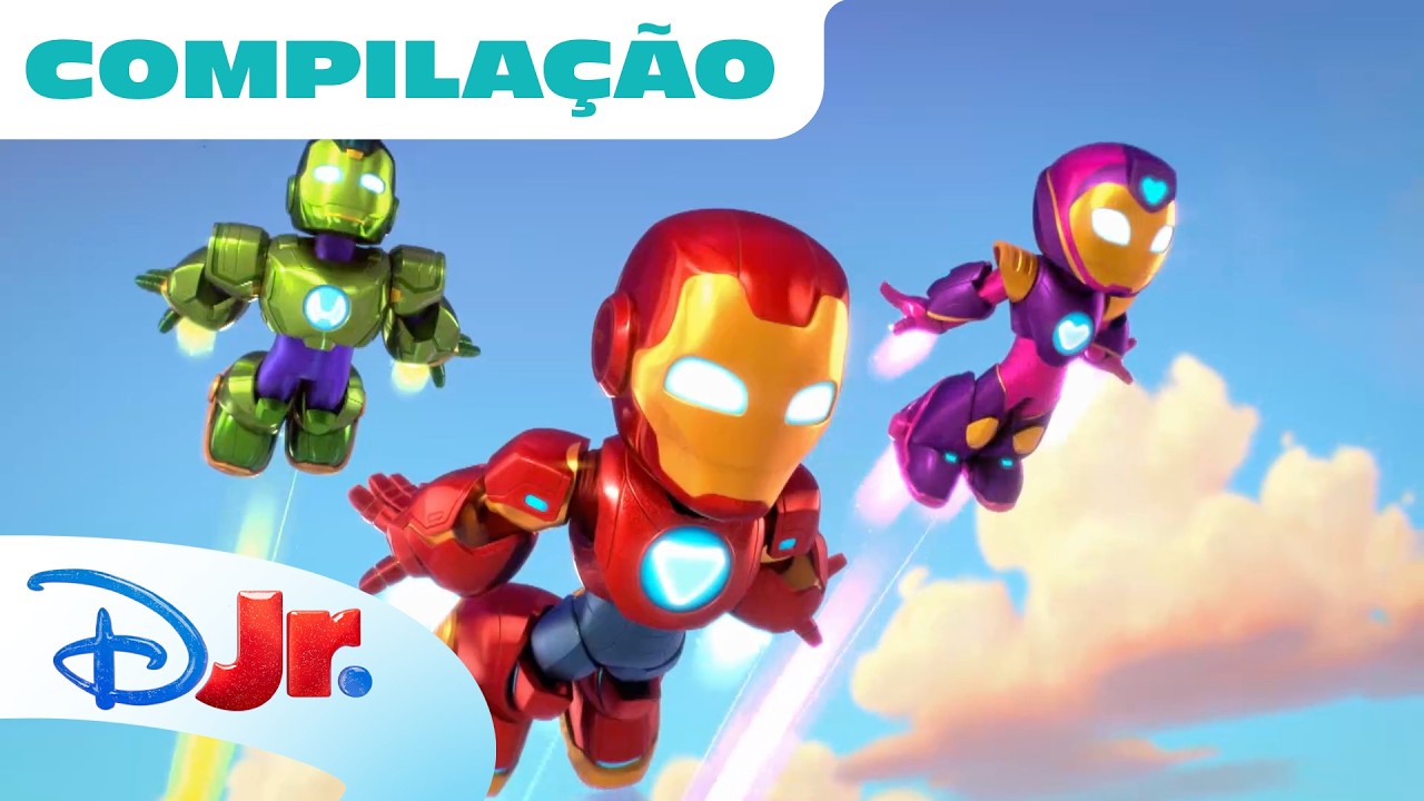 Spidey e Homem de Ferro | MEGA Compilação Girl Power: Ghost-Spidey & Ironheart