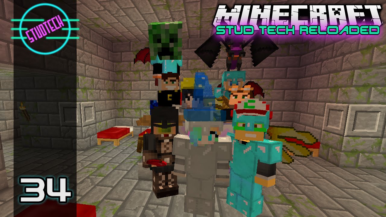 Stud Tech Reloaded (Minecraft Modded SMP) | Ender Dragon Fight | E034 minecraft survival download