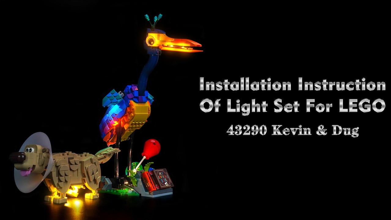 Installation Instruction Of Light Set For LEGO 43290 Kevin & Dug.